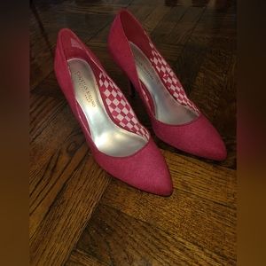 Pink Christian Siriano heels